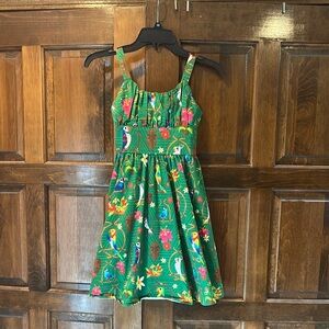 Disney Parks Dress GIRL Youth M 8/10 Retired Enchanted Tiki Room The Dress Shop